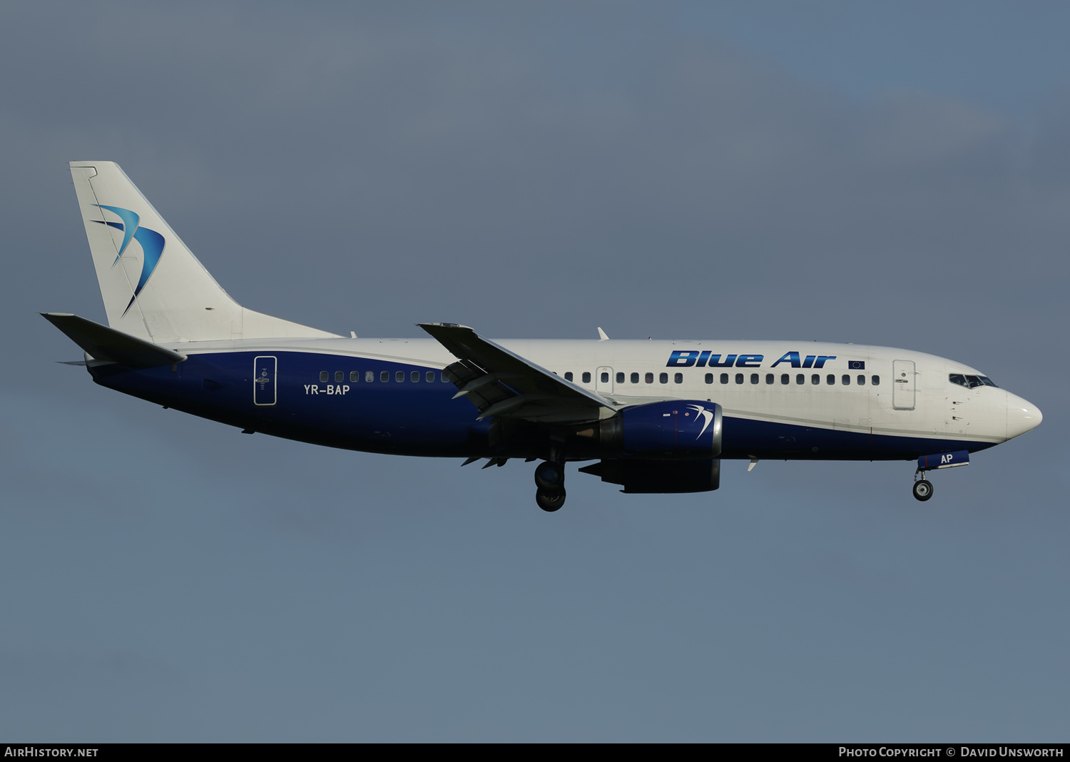Aircraft Photo of YR-BAP | Boeing 737-3Y0 | Blue Air | AirHistory.net #136468
