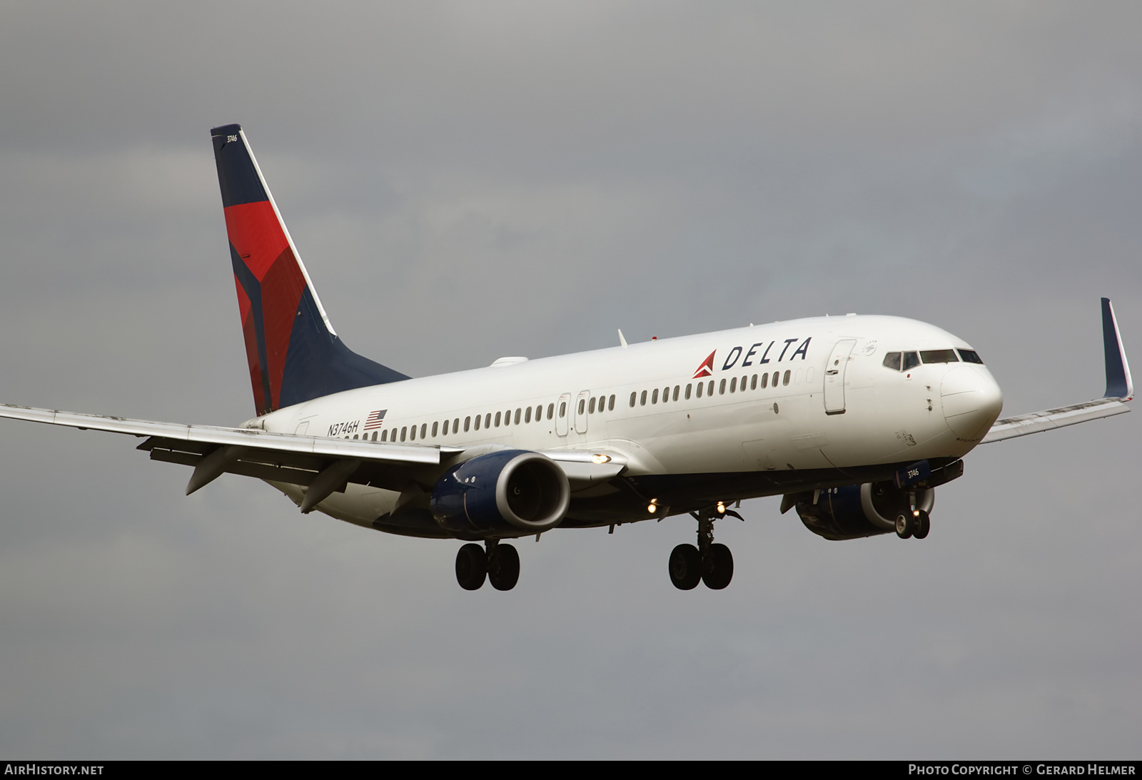 Aircraft Photo of N3746H | Boeing 737-832 | Delta Air Lines | AirHistory.net #136475