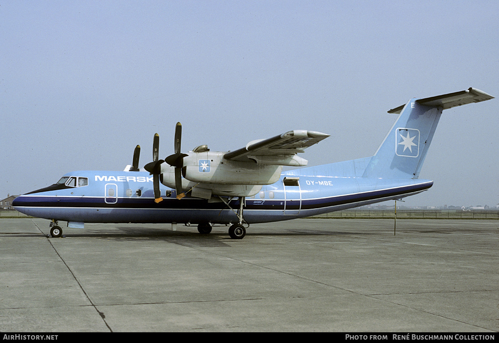 Aircraft Photo of OY-MBE | De Havilland Canada DHC-7-102 Dash 7 | Maersk Air | AirHistory.net #136476