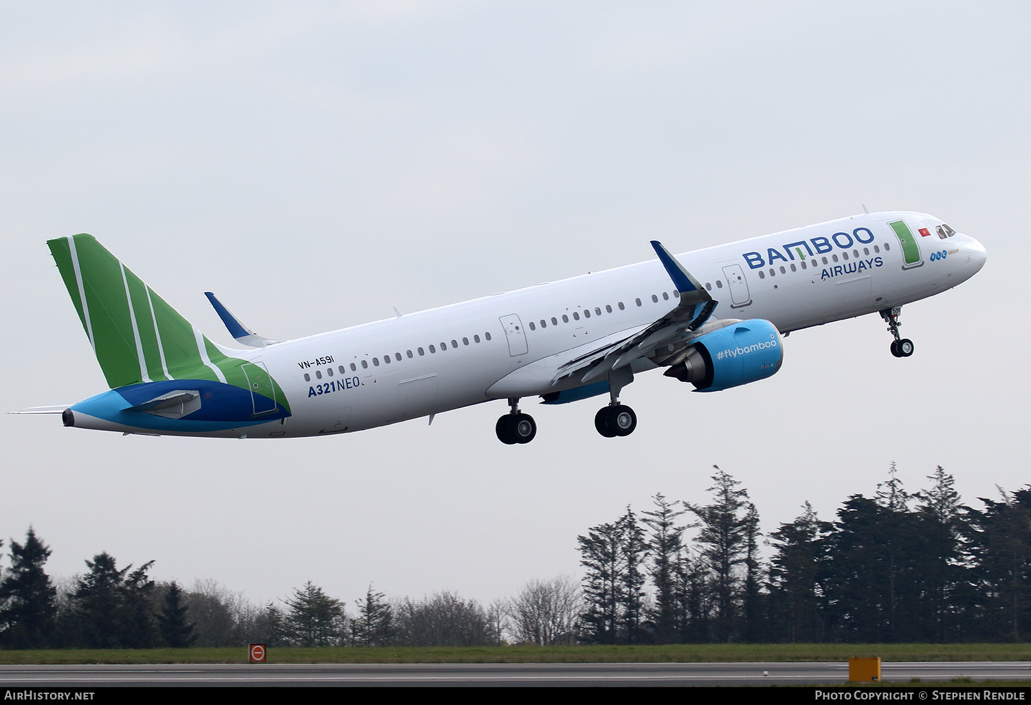 Aircraft Photo of VN-A591 | Airbus A321-251N | Bamboo Airways | AirHistory.net #136516