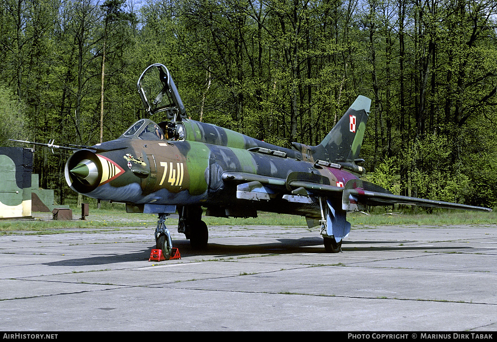 Aircraft Photo of 7411 | Sukhoi Su-22M4 | Poland - Air Force | AirHistory.net #136523