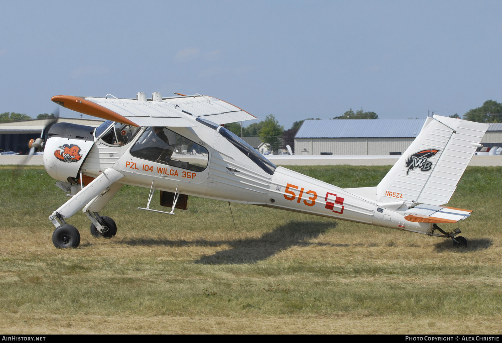 Aircraft Photo of N65ZA / 513 | PZL-Okecie PZL-104 Wilga 35A | Poland - Air Force | AirHistory.net #136538