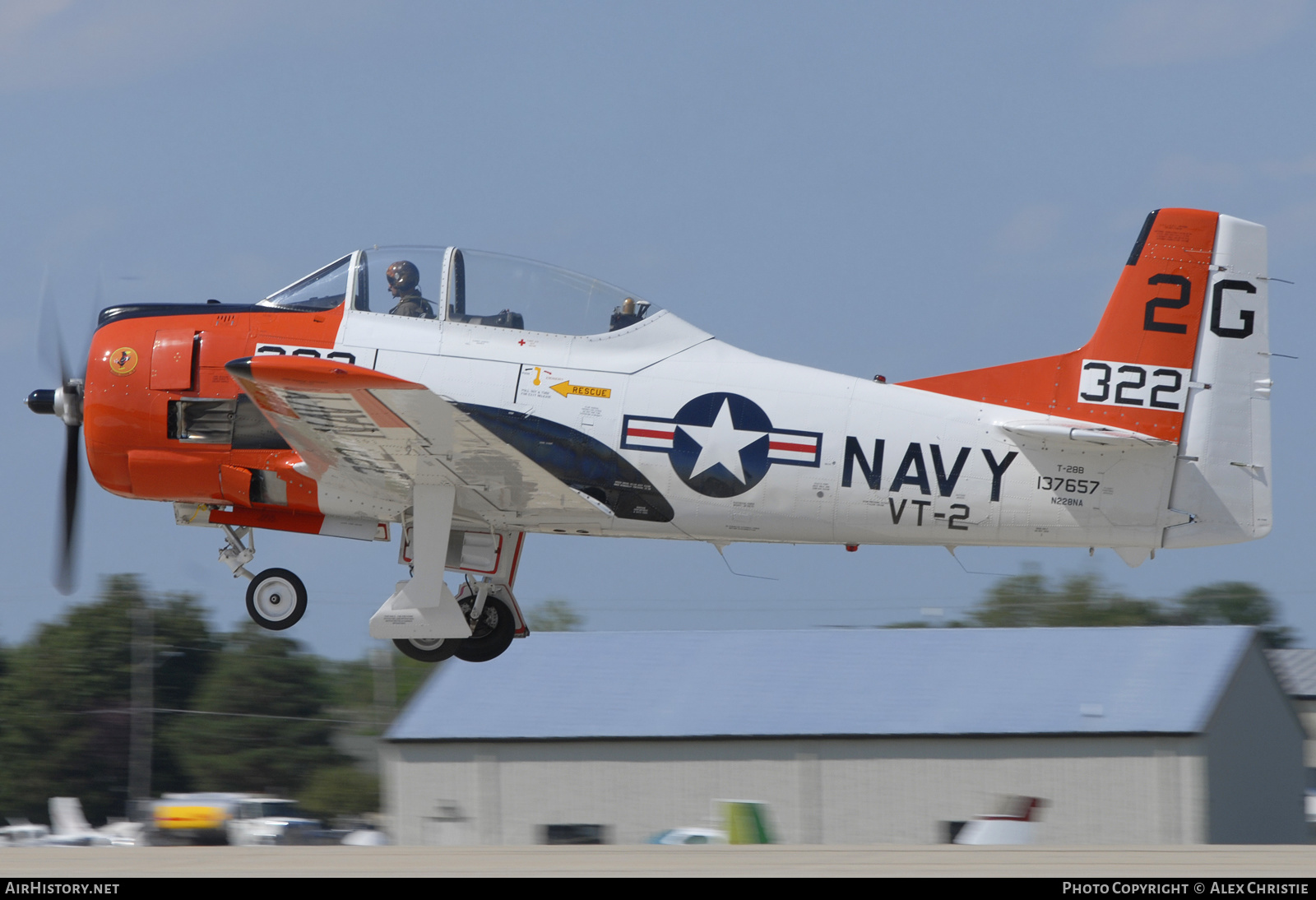 Aircraft Photo of N228NA / 137657 | North American T-28B Trojan | USA - Navy | AirHistory.net #136543