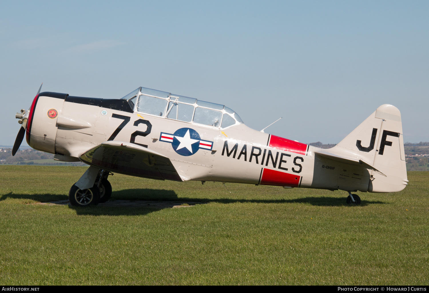 Aircraft Photo of G-DHHF | North American SNJ-5 Texan | USA - Marines | AirHistory.net #136548