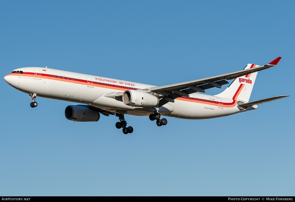 Aircraft Photo of PK-GHD | Airbus A330-343 | Garuda Indonesia | Garuda Indonesian Airways | AirHistory.net #136572