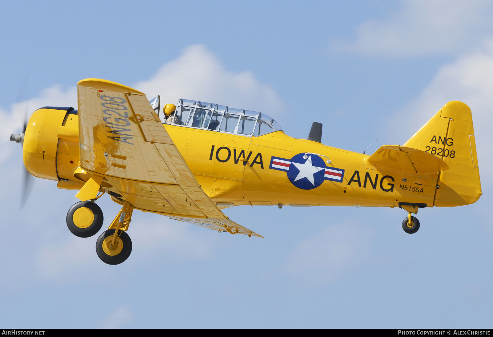 Aircraft Photo of N515SA / 28208 | North American AT-6D Texan | USA - Air Force | AirHistory.net #136580