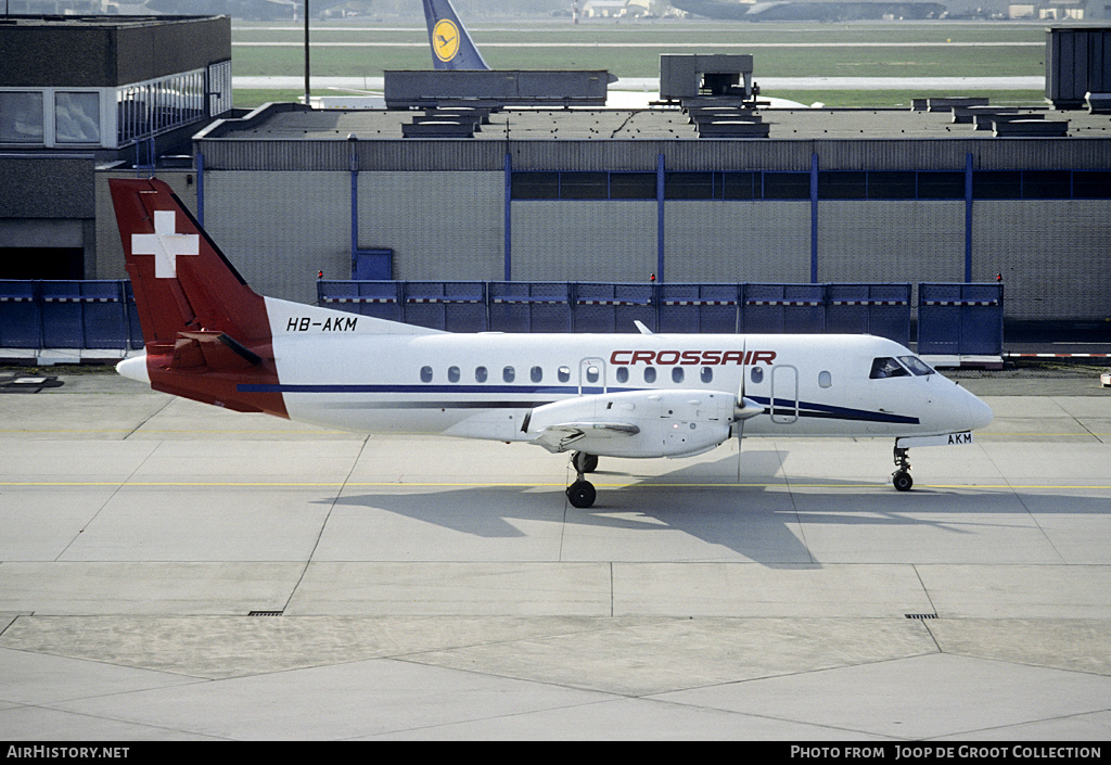 Aircraft Photo of HB-AKM | Saab 340B | Crossair | AirHistory.net #136593