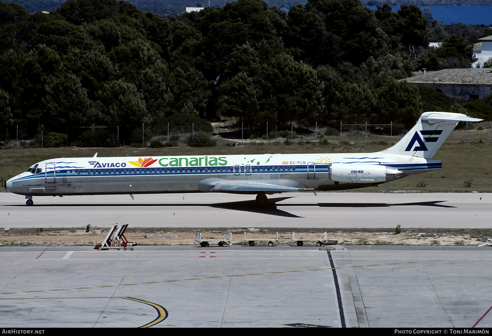 Aircraft Photo of EC-FLN | McDonnell Douglas MD-88 | Aviaco | AirHistory.net #136614