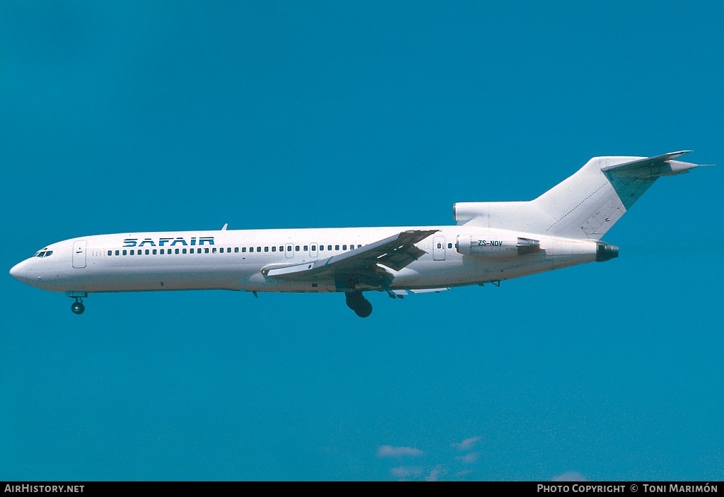 Aircraft Photo of ZS-NOV | Boeing 727-230/Adv | Safair | AirHistory.net #136618