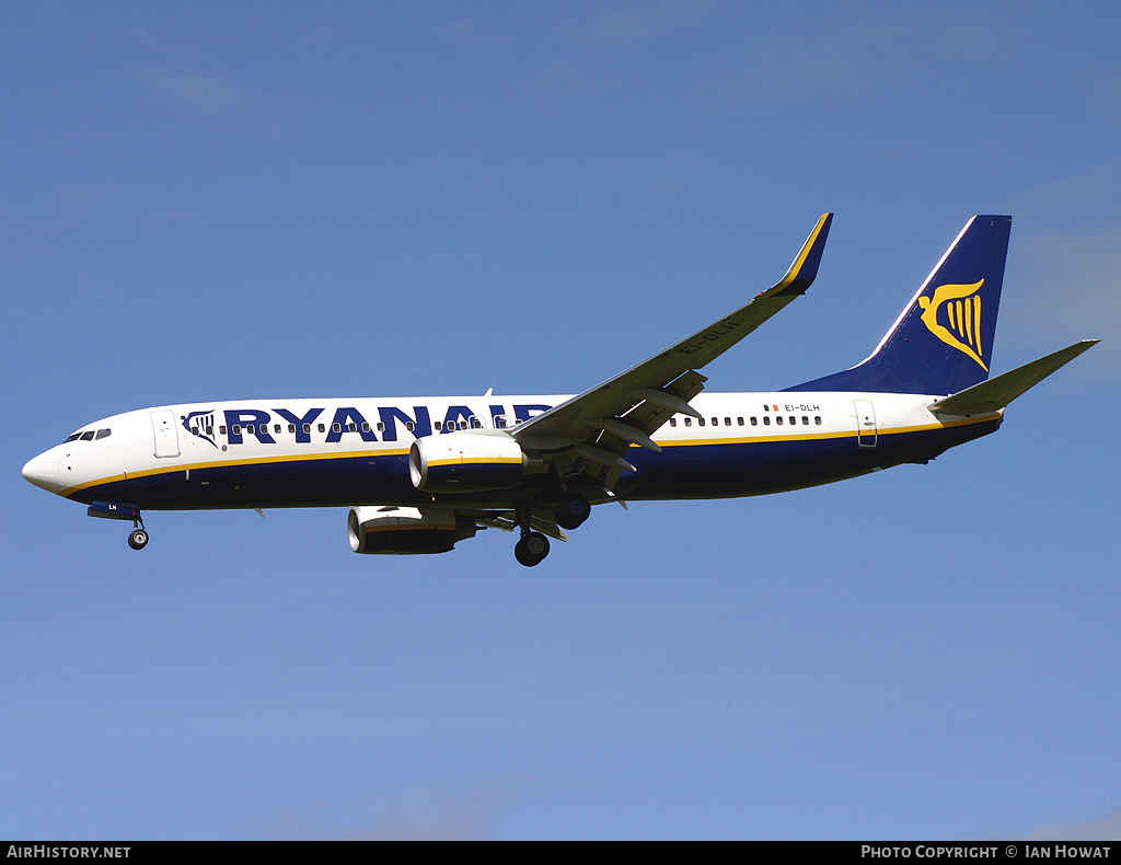 Aircraft Photo of EI-DLH | Boeing 737-8AS | Ryanair | AirHistory.net #136636