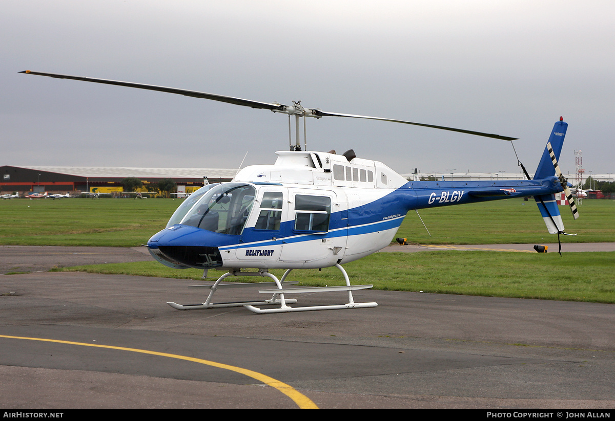 Aircraft Photo of G-BLGV | Bell AB-206B-2 JetRanger II | Heliflight | AirHistory.net #136651