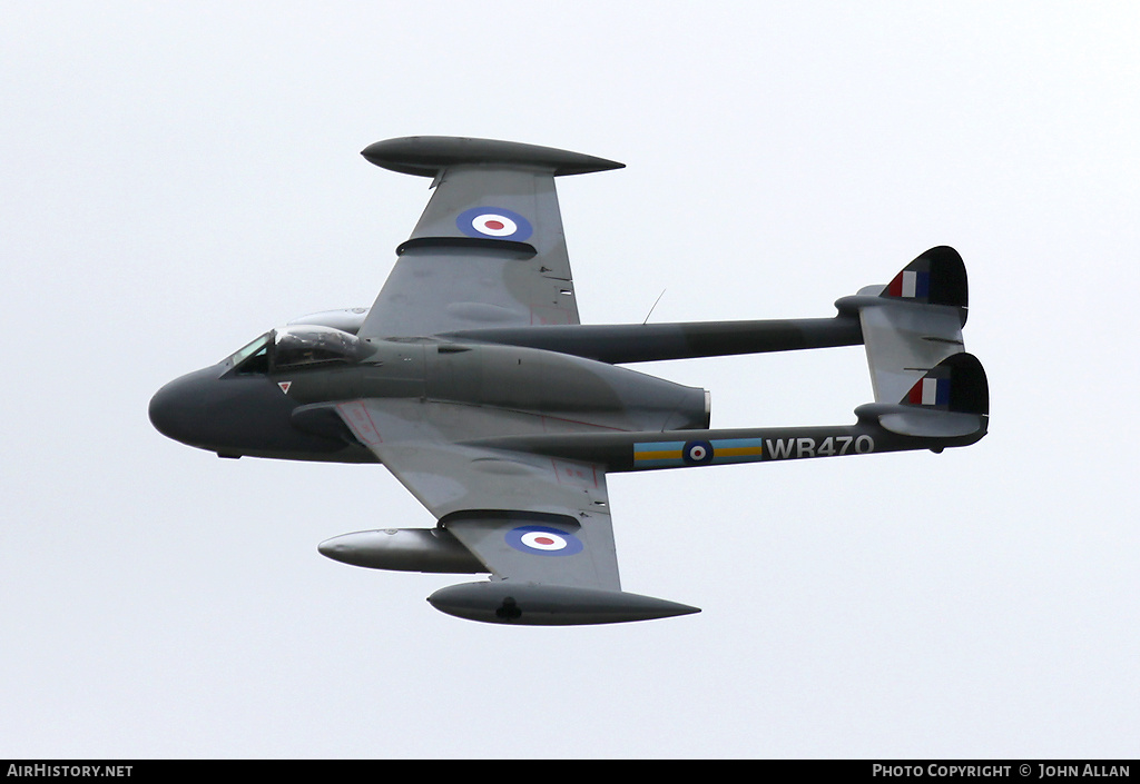 Aircraft Photo of G-DHVM / WR470 | De Havilland D.H. 112 Venom FB50 | UK - Air Force | AirHistory.net #136661