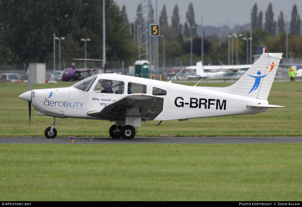 Aircraft Photo of G-BRFM | Piper PA-28-161 Cherokee Warrior II | Aerobility | AirHistory.net #136663