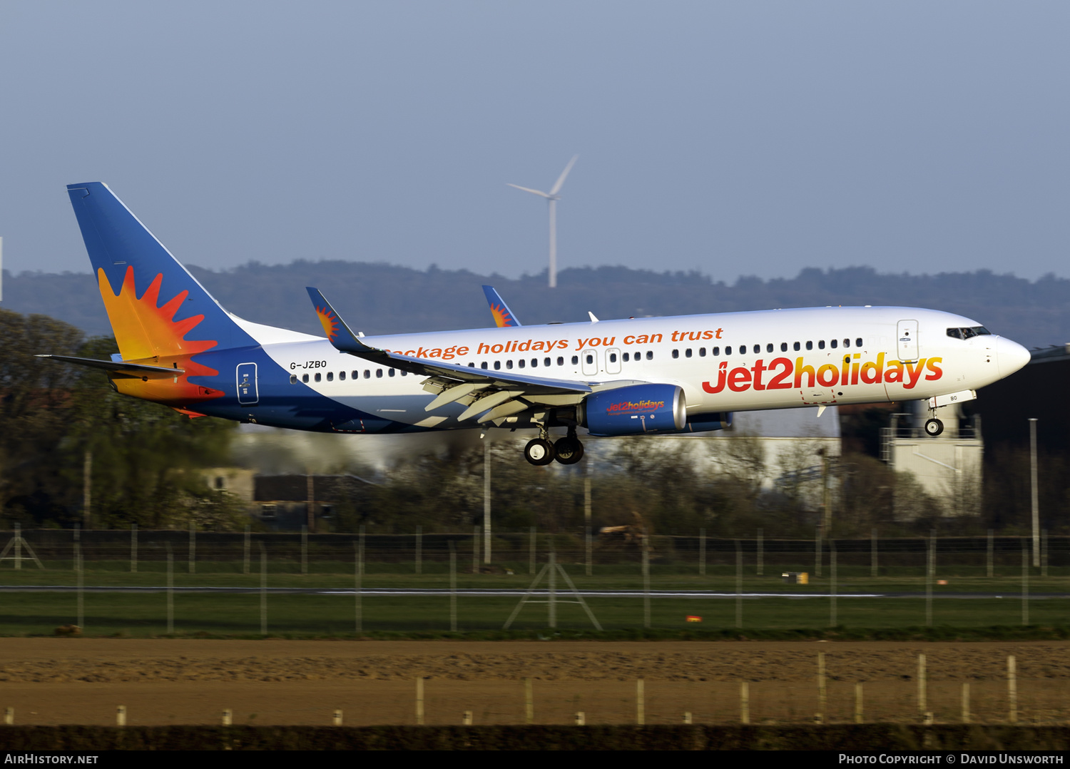 Aircraft Photo of G-JZBO | Boeing 737-800 | Jet2 Holidays | AirHistory.net #136681
