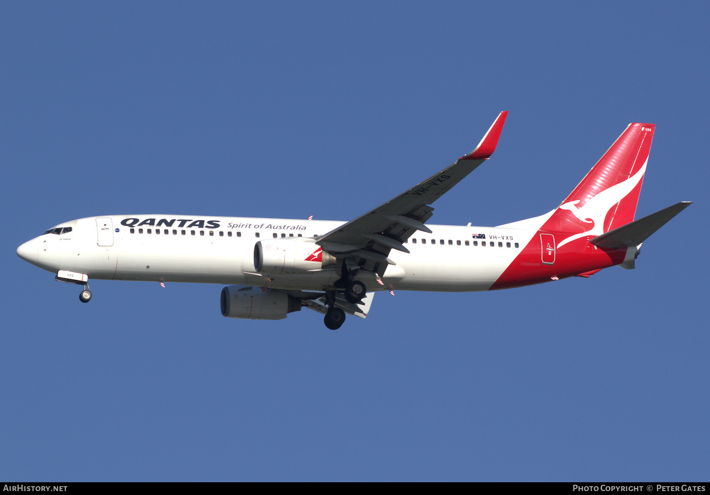 Aircraft Photo of VH-VXS | Boeing 737-838 | Qantas | AirHistory.net #136694