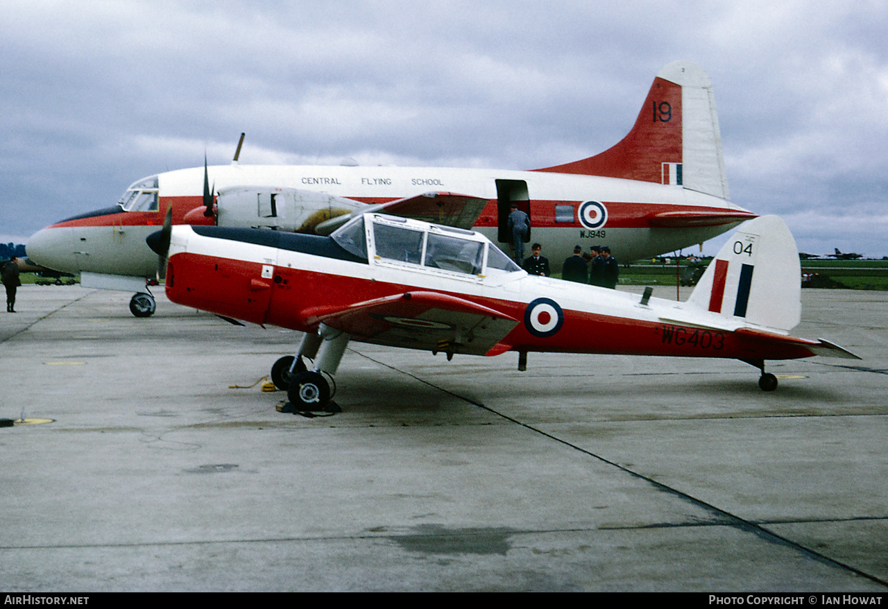 Aircraft Photo of WG403 | De Havilland DHC-1 Chipmunk T10 | UK - Air Force | AirHistory.net #136699