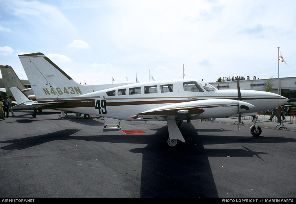 Aircraft Photo of N4643N | Cessna 402C Businessliner | AirHistory.net #136708