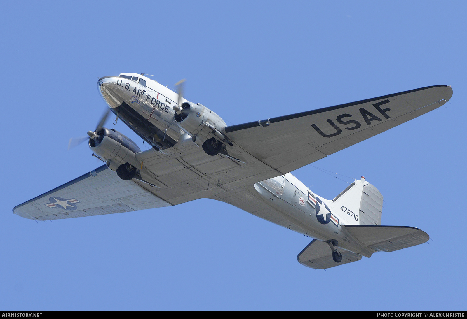 Aircraft Photo of N8704 / 476716 | Douglas C-47D Skytrain | USA - Air Force | AirHistory.net #136715