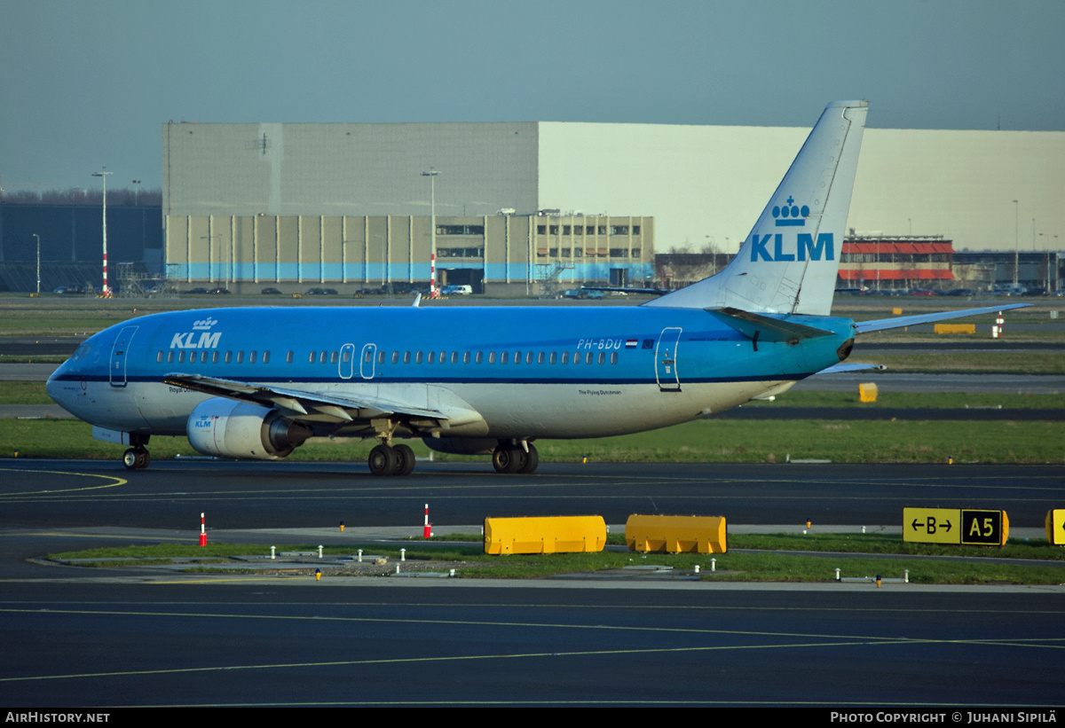 Aircraft Photo of PH-BDU | Boeing 737-406 | KLM - Royal Dutch Airlines | AirHistory.net #136737