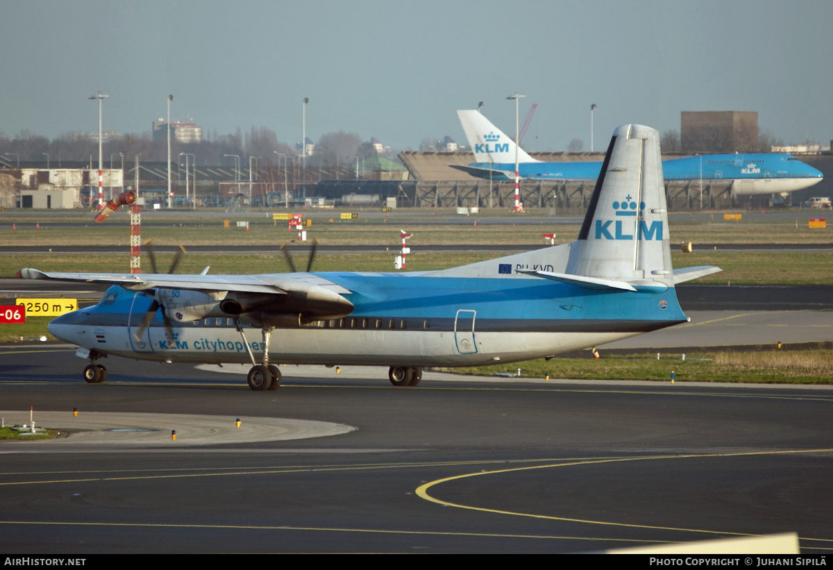 Aircraft Photo of PH-KVD | Fokker 50 | KLM Cityhopper | AirHistory.net #136750