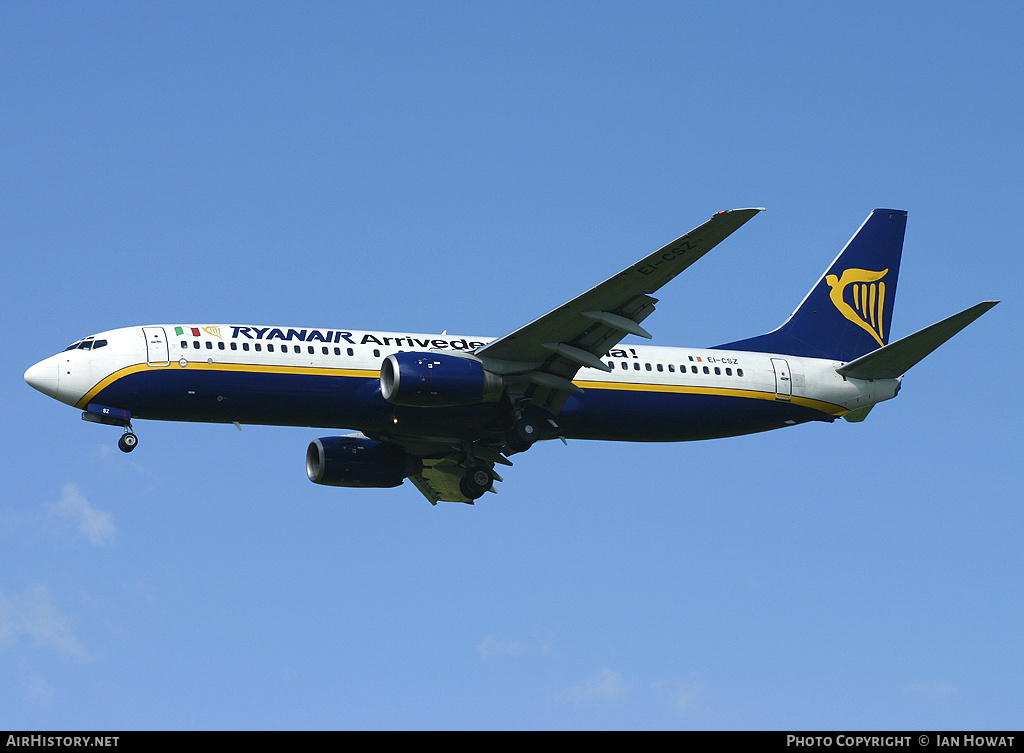 Aircraft Photo of EI-CSZ | Boeing 737-8AS | Ryanair | AirHistory.net #136752