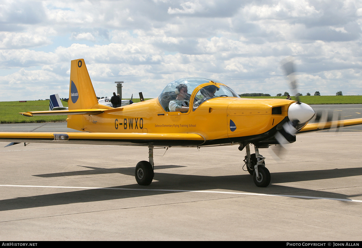 Aircraft Photo of G-BWXO | Slingsby T-67M-260 Firefly | Defence Elementary Flying Training School | AirHistory.net #136756