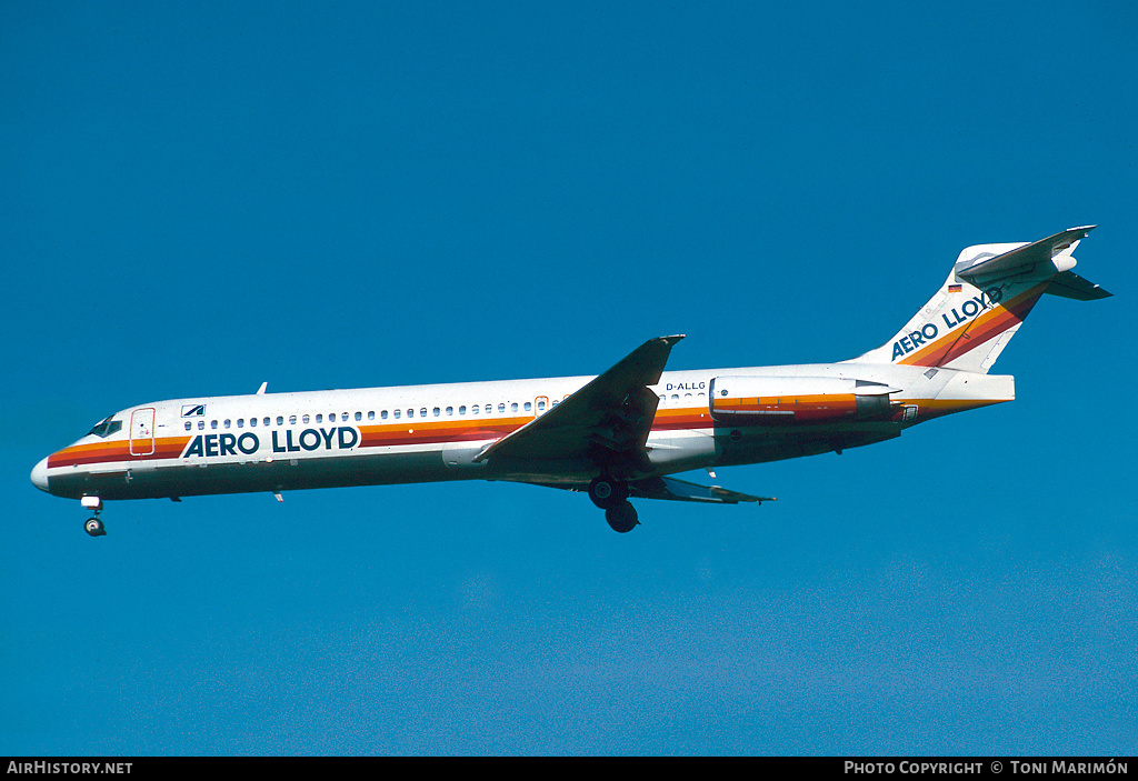 Aircraft Photo of D-ALLG | McDonnell Douglas MD-87 (DC-9-87) | Aero Lloyd | AirHistory.net #136768