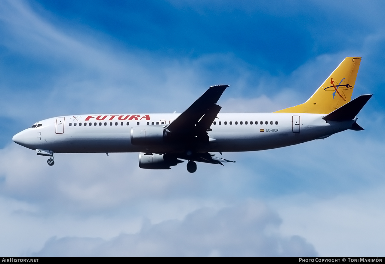 Aircraft Photo of EC-HCP | Boeing 737-4B6 | Futura International Airways | AirHistory.net #136772