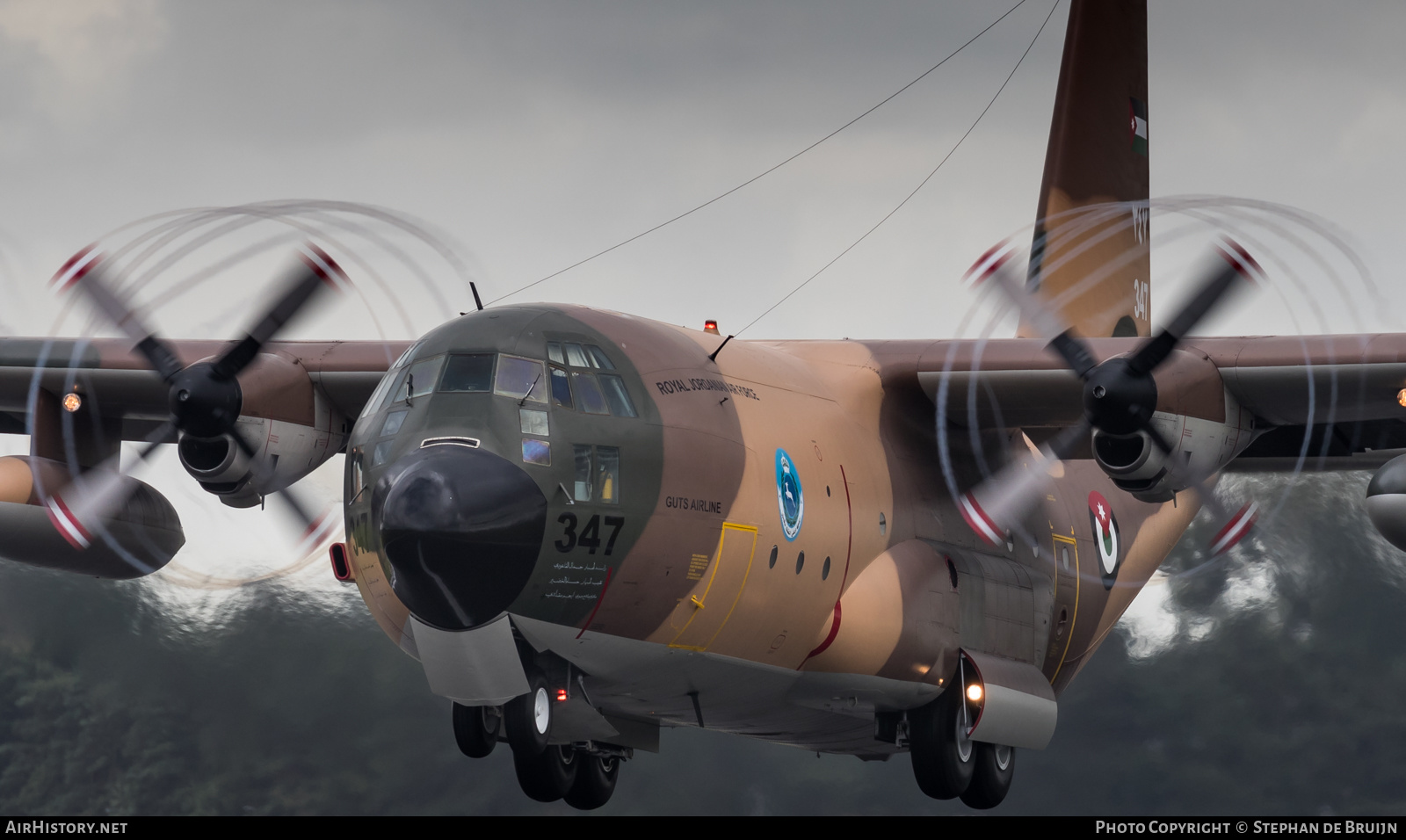 Aircraft Photo of 347 | Lockheed C-130H Hercules | Jordan - Air Force | AirHistory.net #136787
