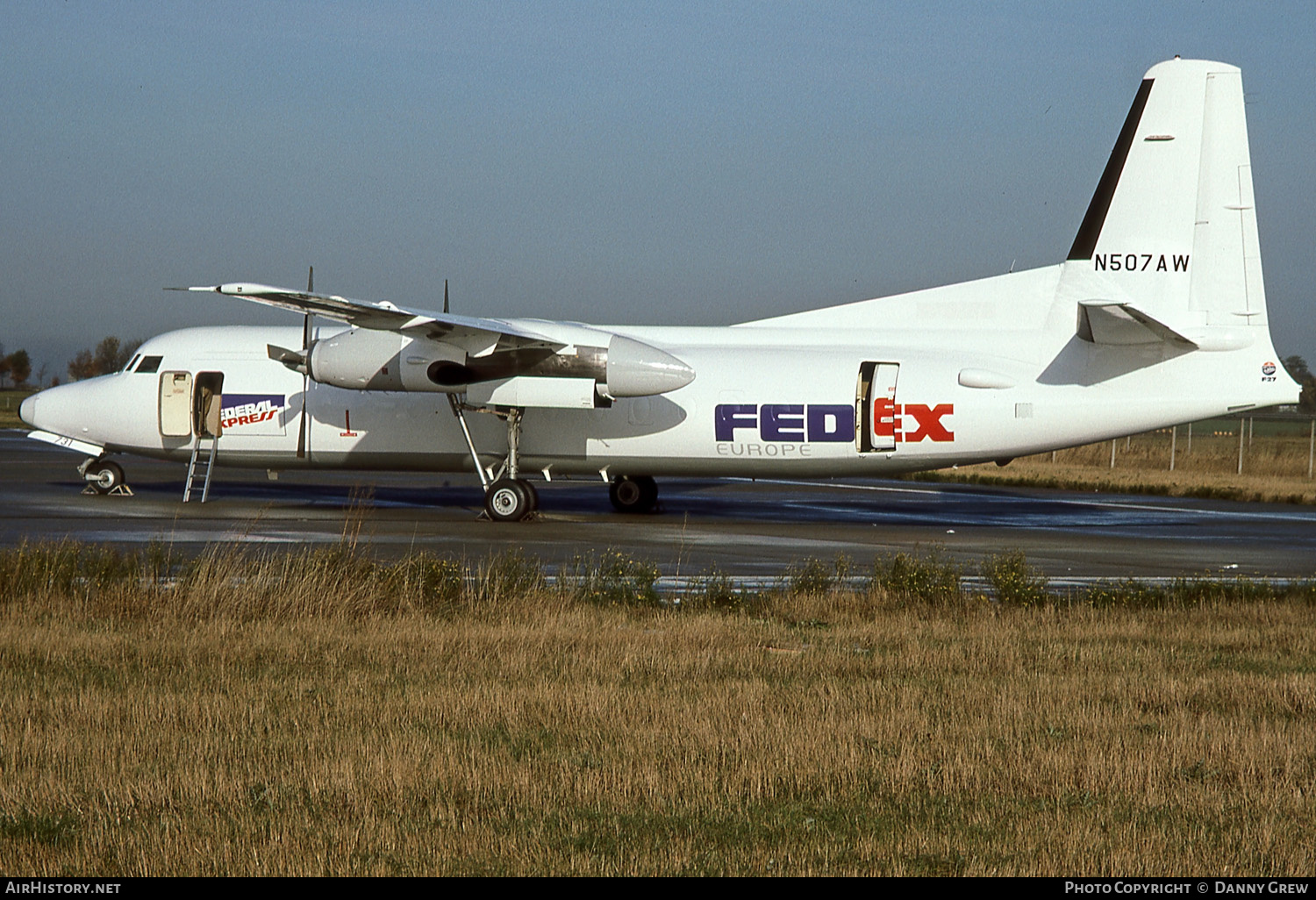 Aircraft Photo of N504AW / N507AW | Fokker F27-500 Friendship | Fedex - Federal Express Europe | AirHistory.net #136805