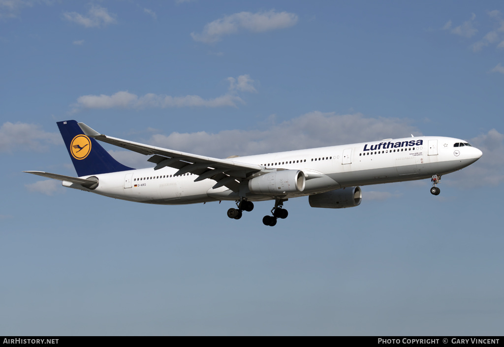 Aircraft Photo of D-AIKG | Airbus A330-343E | Lufthansa | AirHistory.net #136817