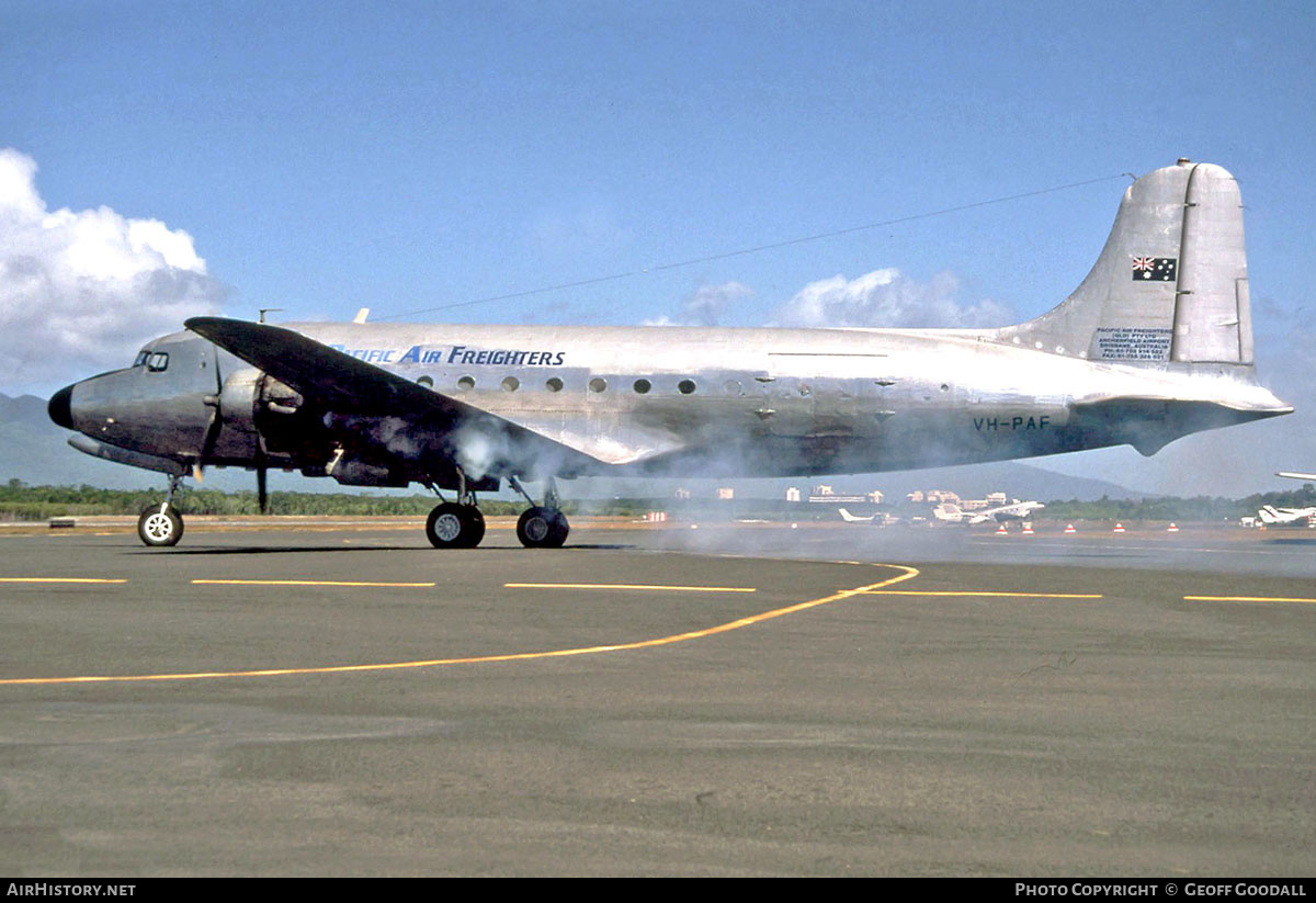 Aircraft Photo of VH-PAF | Douglas C-54E Skymaster | Pacific Air Freighters | AirHistory.net #136846