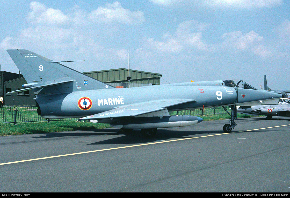 Aircraft Photo of 9 | Dassault Etendard IVM | France - Navy | AirHistory.net #136856