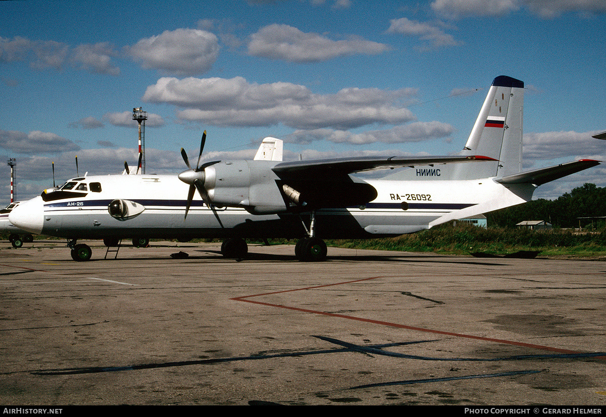 Aircraft Photo of RA-26092 | Antonov An-26 | NIIIS | AirHistory.net #136862