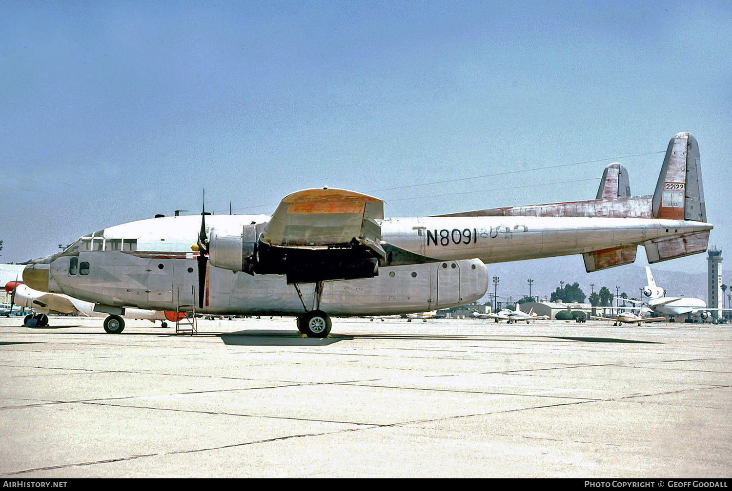 Aircraft Photo of N8091 / 22122 | Fairchild C-119G Flying Boxcar | AirHistory.net #136871