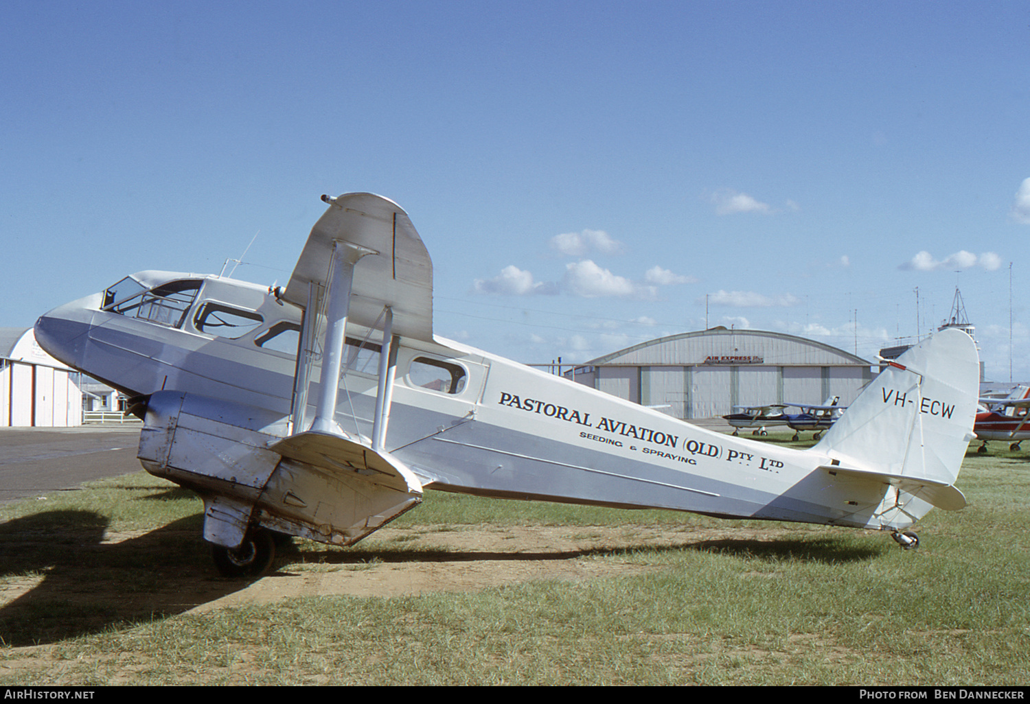 Aircraft Photo of VH-ECW | De Havilland D.H. 89A Dragon Rapide Mk.3 | Pastoral Aviation | AirHistory.net #136892