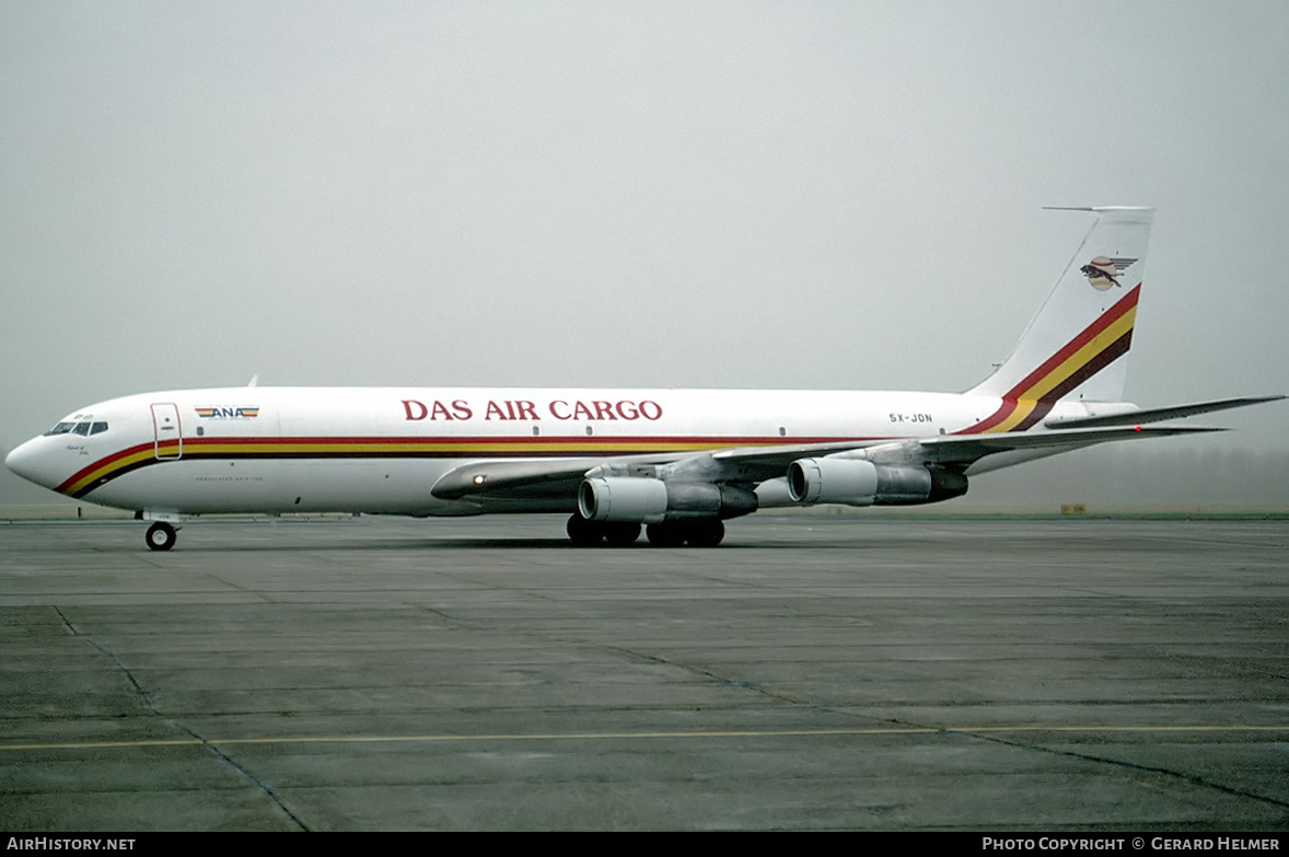 Aircraft Photo of 5X-JON | Boeing 707-369C | DAS Air Cargo - Dairo Air Services | AirHistory.net #136912