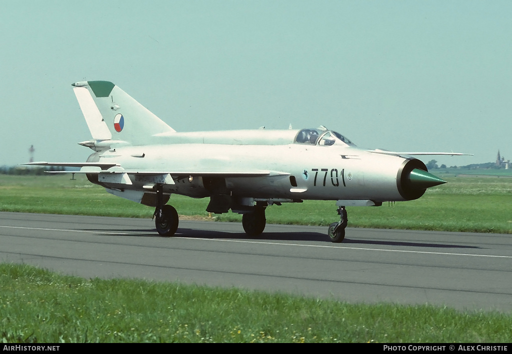 Aircraft Photo of 7701 | Mikoyan-Gurevich MiG-21MF | Czechia - Air Force | AirHistory.net #136921