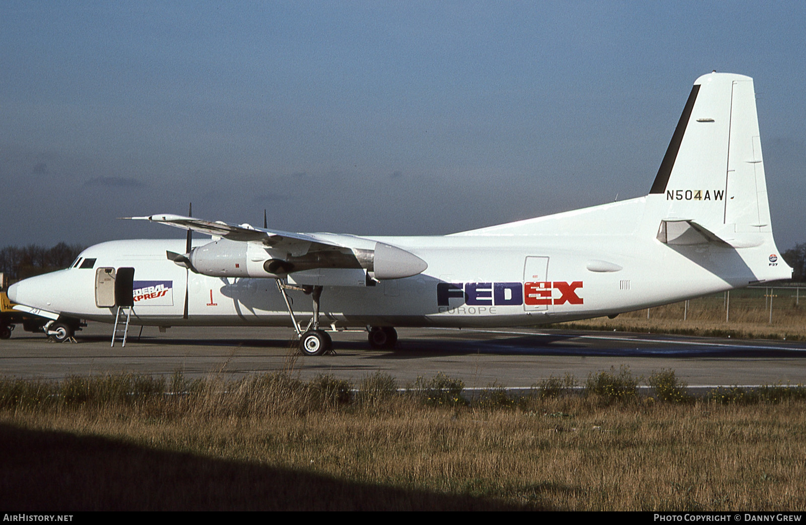 Aircraft Photo of N504AW | Fokker F27-500 Friendship | Fedex - Federal Express Europe | AirHistory.net #136927