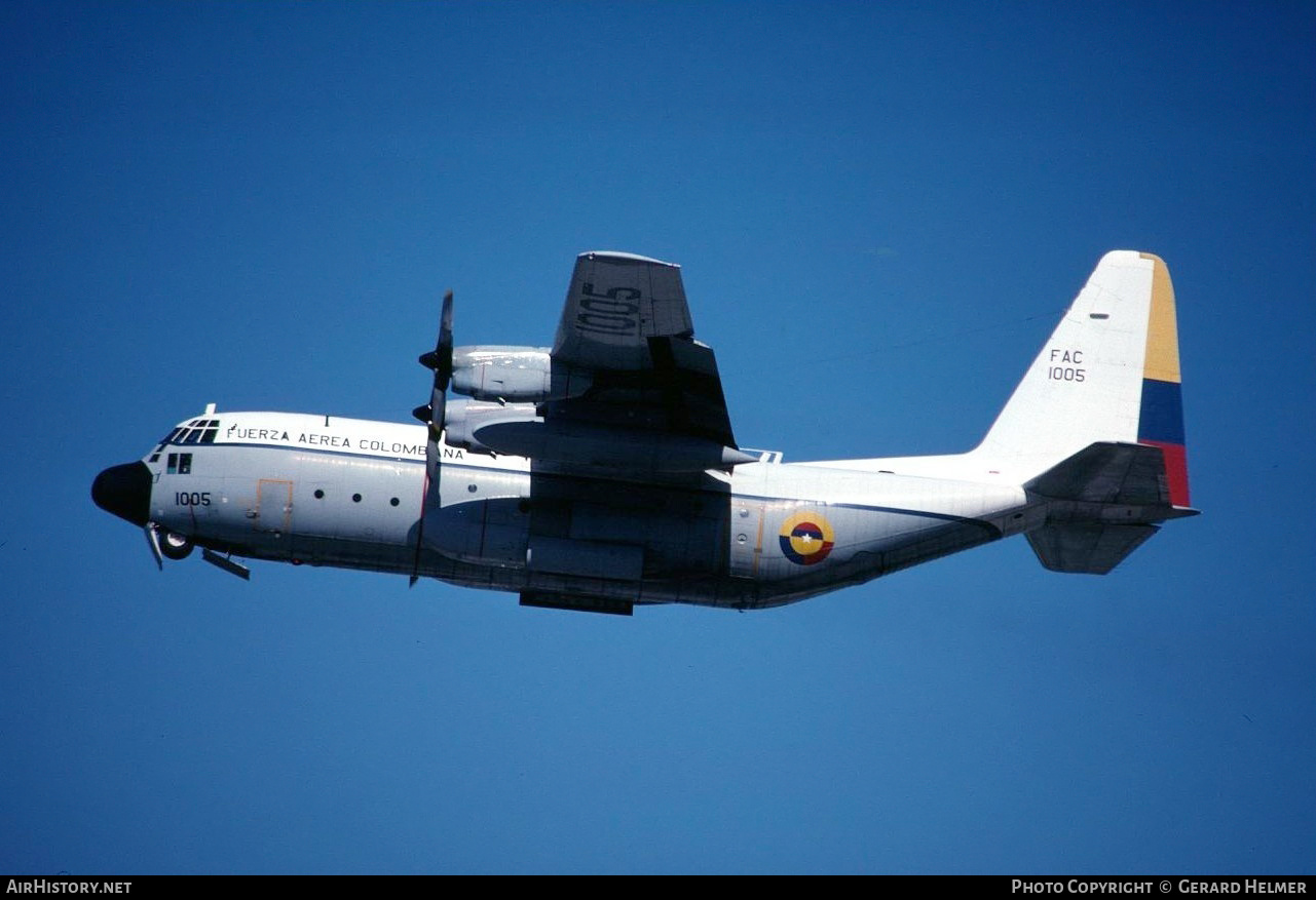 Aircraft Photo of FAC1005 | Lockheed C-130H Hercules | Colombia - Air Force | AirHistory.net #136928