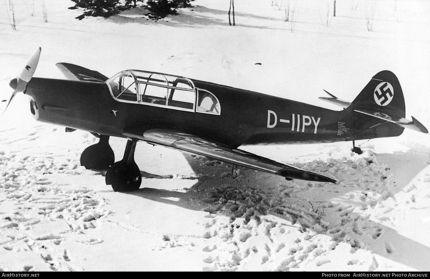 Aircraft Photo of D-IIPY | Messerschmitt Bf-108B-1 Taifun | AirHistory.net #136945