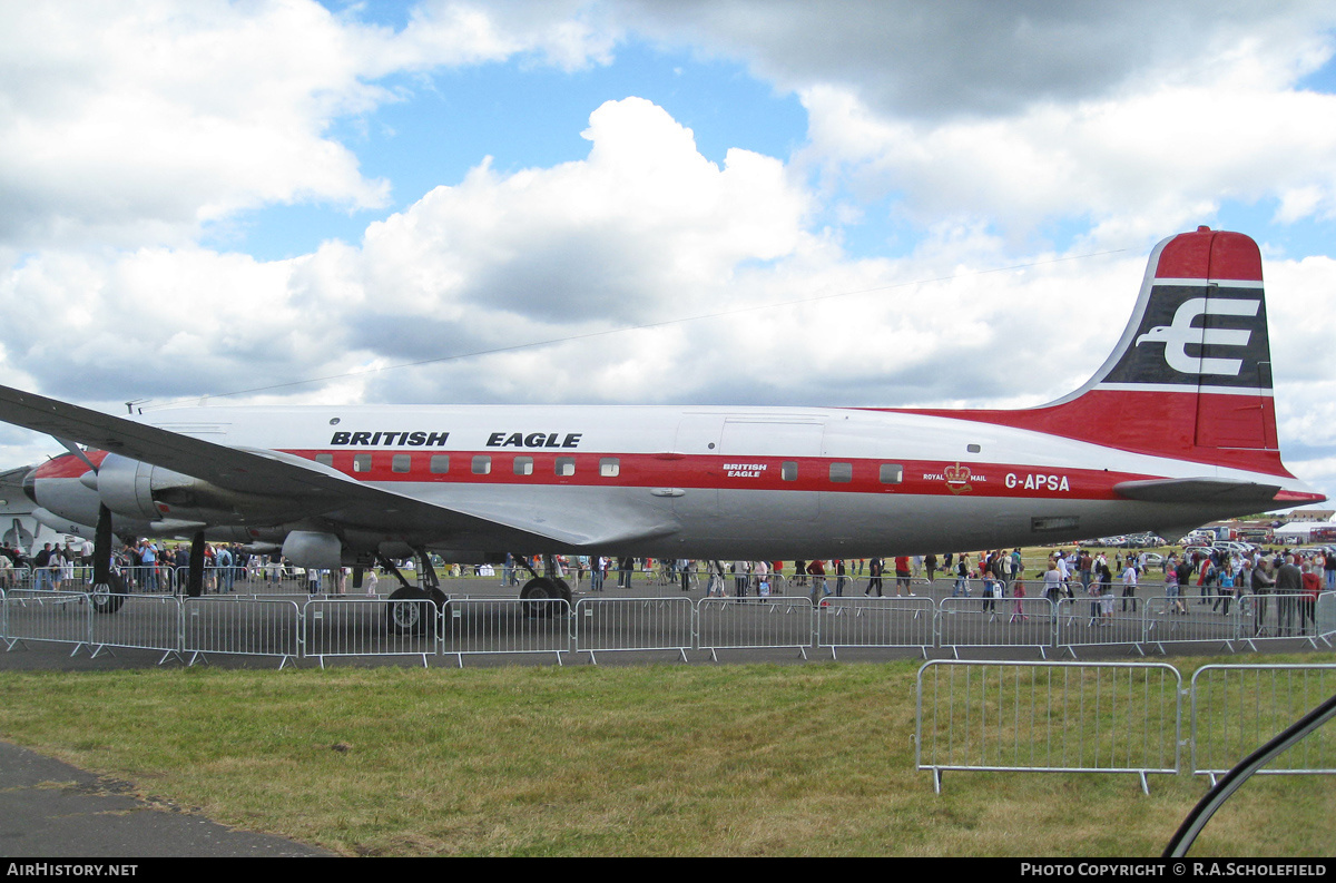 Aircraft Photo of G-APSA | Douglas DC-6A(C) | British Eagle International Airlines | AirHistory.net #136952