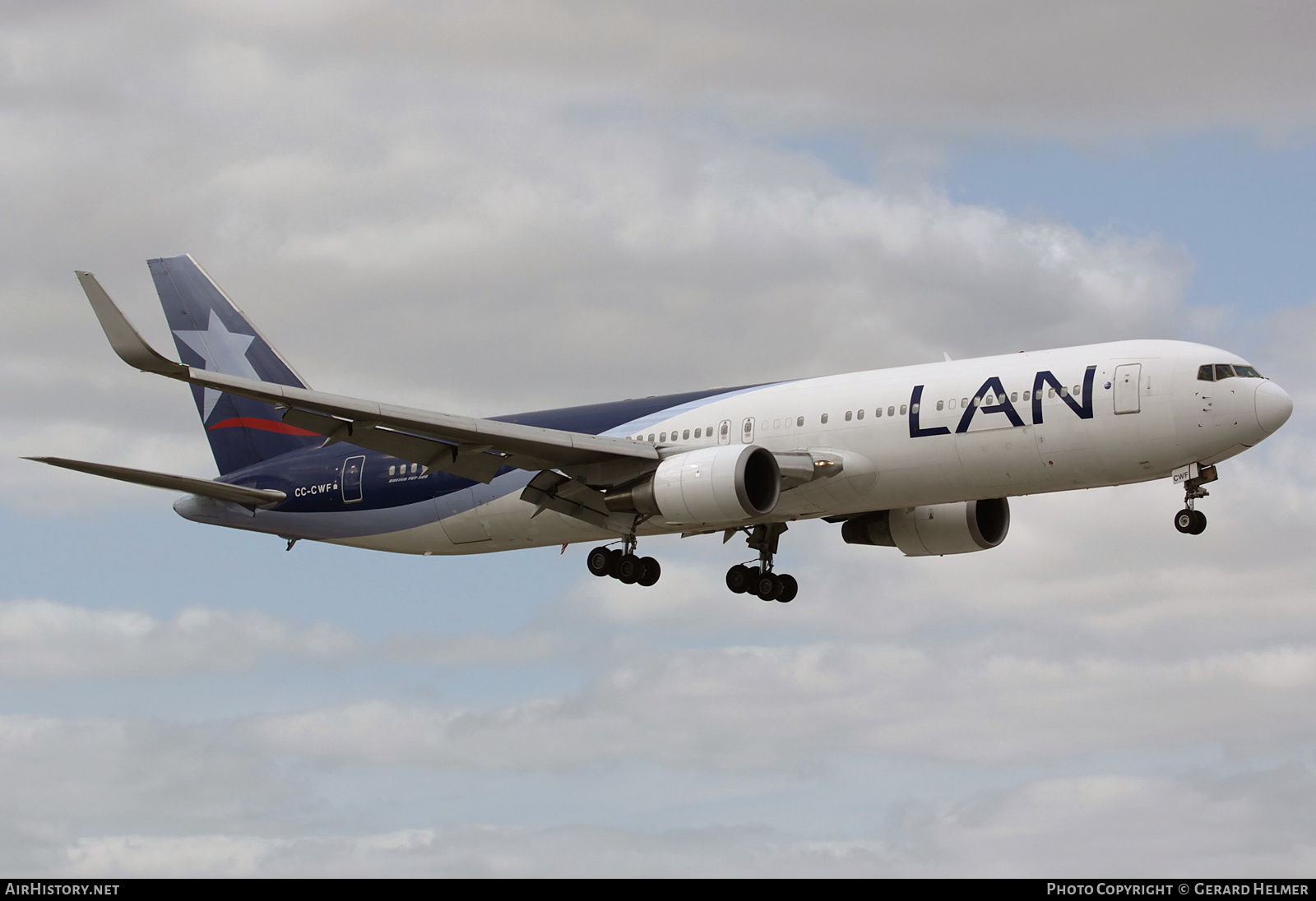 Aircraft Photo of CC-CWF | Boeing 767-316/ER | LAN Airlines - Línea Aérea Nacional | AirHistory.net #136988