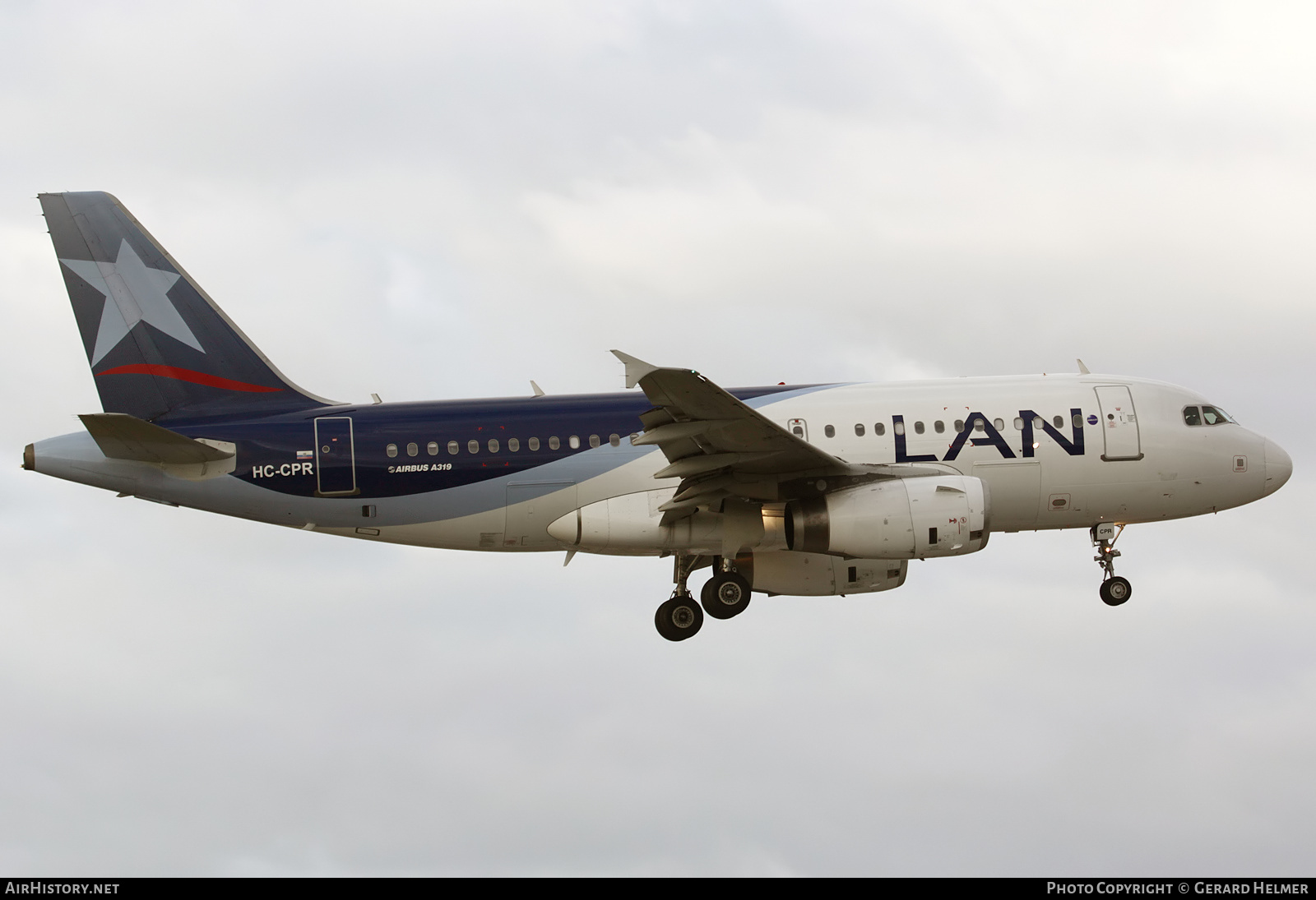 Aircraft Photo of HC-CPR | Airbus A319-132 | LAN Airlines - Línea Aérea Nacional | AirHistory.net #137020