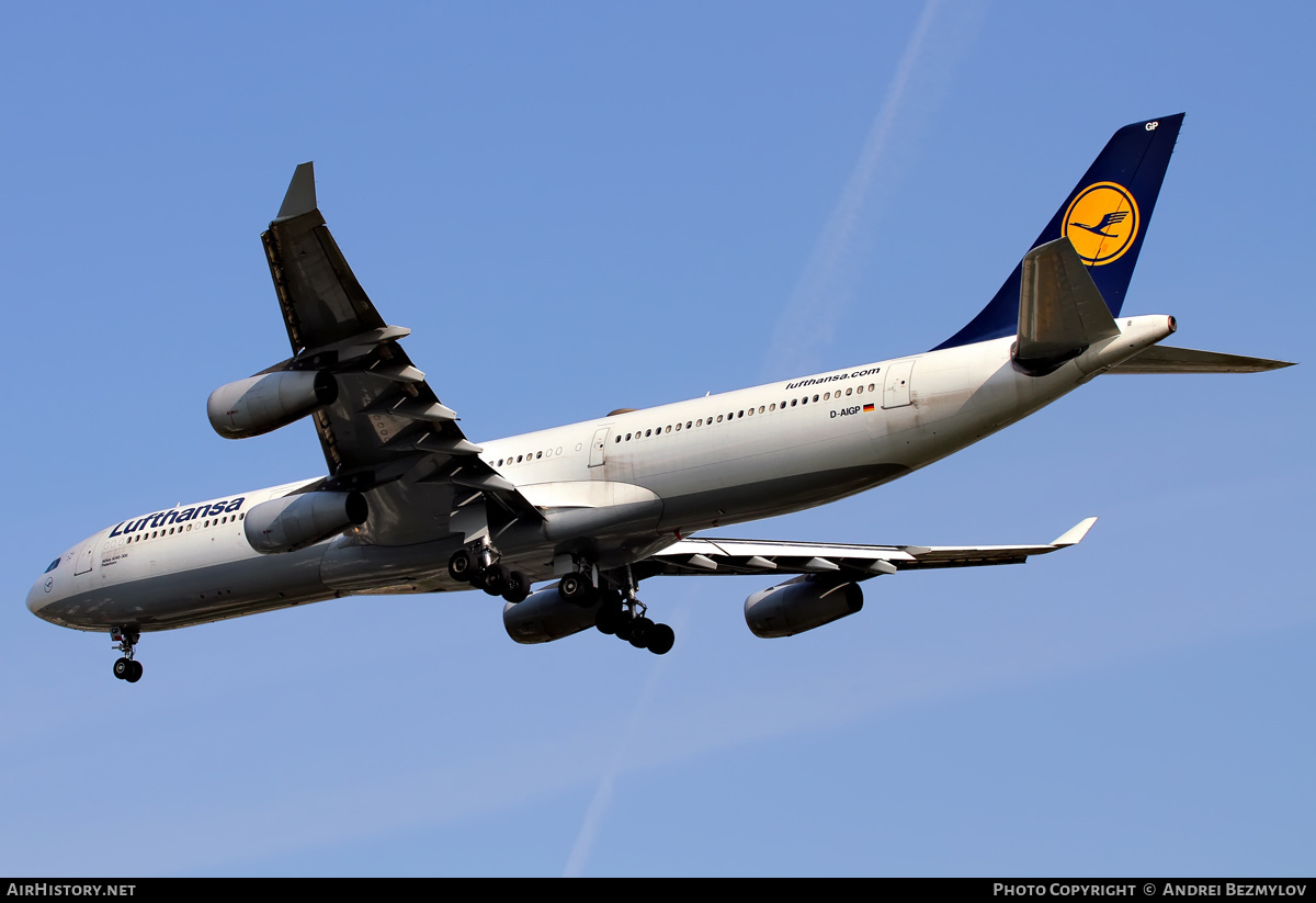 Aircraft Photo of D-AIGP | Airbus A340-313 | Lufthansa | AirHistory.net #137111