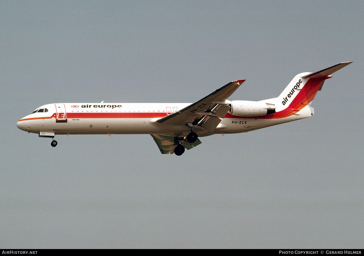 Aircraft Photo of PH-ZCK | Fokker 100 (F28-0100) | Air Europe | AirHistory.net #137122