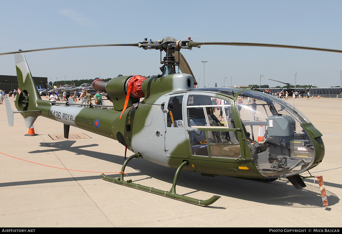 Aircraft Photo of G-ZZLE / XX436 | Aerospatiale SA-341C Gazelle HT2 | UK - Marines | AirHistory.net #137127