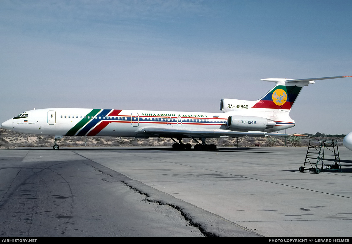 Aircraft Photo of RA-85840 | Tupolev Tu-154M | Daghestan Airlines | AirHistory.net #137130