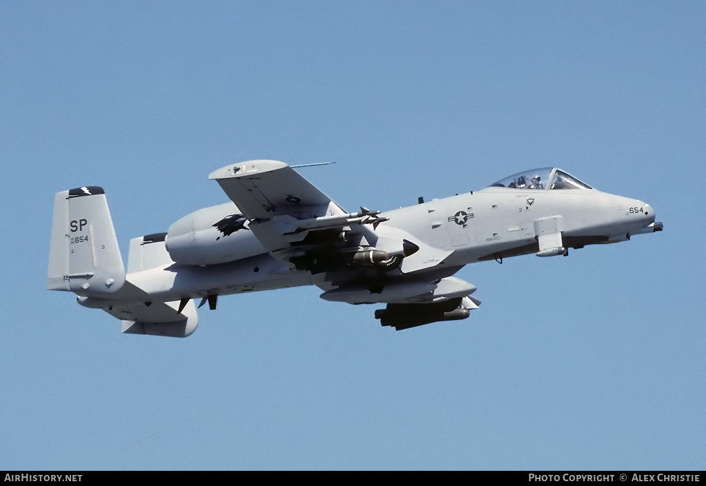 Aircraft Photo of 82-0654 / AF82-654 | Fairchild A-10A Thunderbolt II | USA - Air Force | AirHistory.net #137154