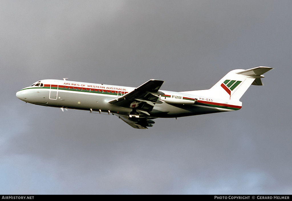 Aircraft Photo of PH-EXS | Fokker F28-4000 Fellowship | Airlines of Western Australia | AirHistory.net #137157